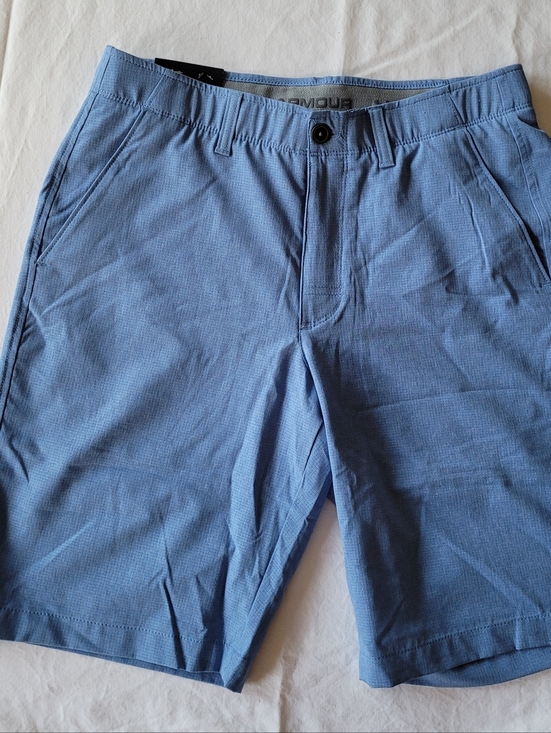 Under Armour Other - NWT Under Armour Men's Sky Blue Flat Front Performance Shorts Size 32